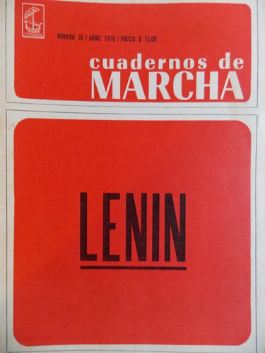 Cuadernos De Marcha Nº 36, 1970, Lenin ,3ce5