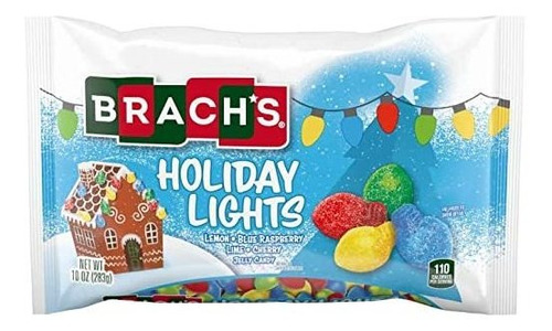 Brachs Holiday Lights - Caramelos Navideños De Limón, Frambu