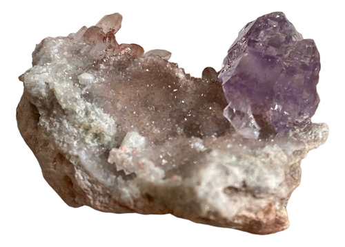 1 Geoda Cuarzo Amatista Veracruz Mineral Colección Amuleto