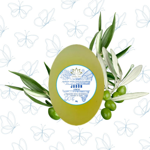 Jabón Con Aceite Ozonizado Organico Regenera Paño Manchas