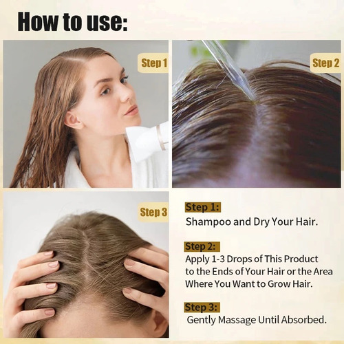 Aceite De Biotina Para El Crecimiento Del Cabello Caida