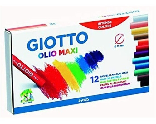 Giotto Olio Maxi X 12 Pastel Al Oleo (7572)