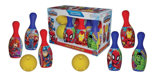 Juego Bowling Infantil Spidey Spiderman Juguete Bebes Niños