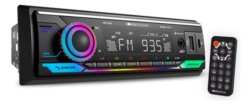 Autoestéreo 1 Din Soundstream Vm-20b Bluetooth Rgb