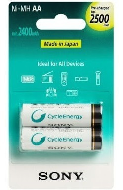 Pilha Recarregavel Aa Sony Pack C/2 Pilhas
