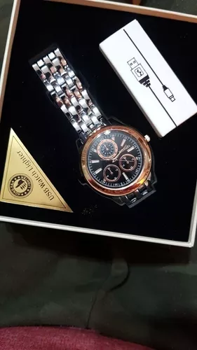 Nuevo 2en1 Reloj Encendedor Usb Metalico Mod 2022 - $ 219.00