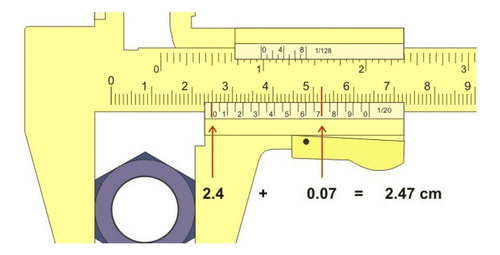 Paquímetro Manual Universal Analógico Plástico 150mm 15cm