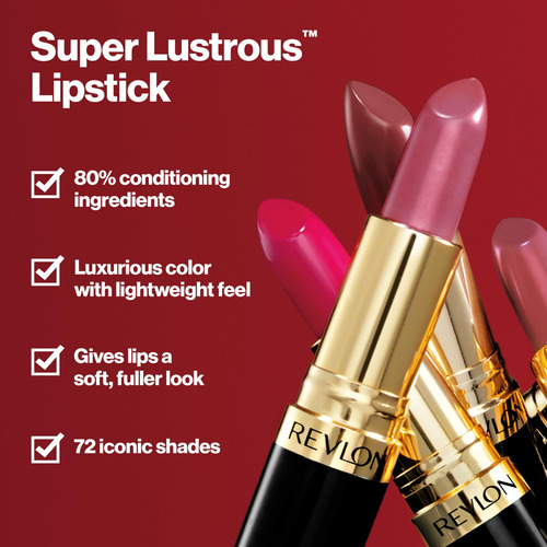 Lápiz Labial Revlon Super Lustrous 405 Silver City Pink 4,2