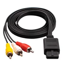 Comprar Cabo Av Áudio Vídeo Rca Super Nintendo Famicom 64 Game Cube