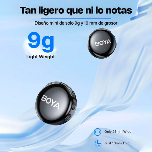 Micrófono Wireless Celular Boyalink 3 Ia Cancelación Ruido