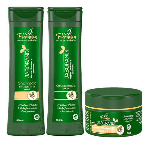 Kit Jaborandi 3 Produtos Floraminas