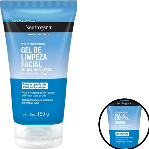 Gel De Limpeza Profunda Neutrogena Deep Clean 150g