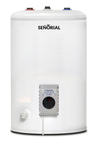 Termotanque eléctrico Señorial TESZ-65 zafiro Blanco 50 litros entrada superior