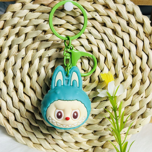 6 Piezas Labubu Keychains Colección Kawaii