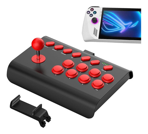 Fighting Joystick For Pc Y Consolas Juego Retro Negro Negro