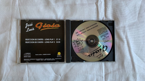 Cd Chistes Jose Luis Gioia Volumen 1 Y 2 Muy Bueno! (Usado)