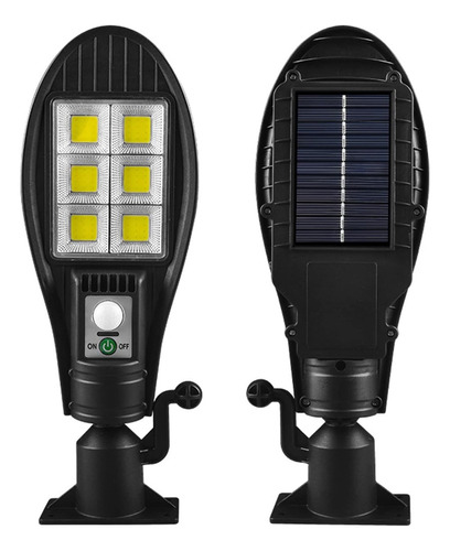 Reflector Solar Led Con Panel Recargable Y Sensor Jx-656e