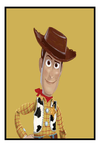 Cuadro Premium Poster 33x48cm Woody Toy Story