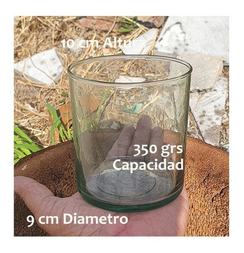 Imagen 4 de 5 de Frascos / Cilindros 9x10cm Para Velas C/ Tapa Mdf Paq 1500pz