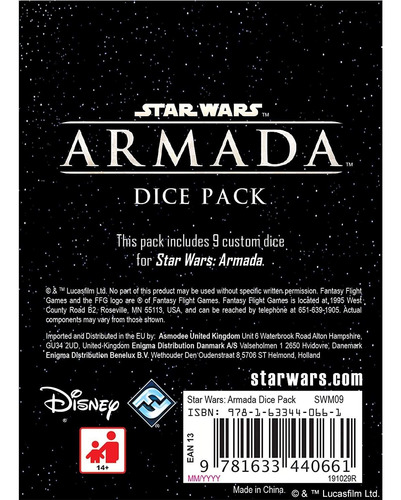 Star Wars: Armada - Paquete De Dados