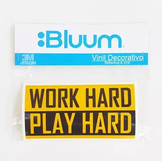 Work Hard Play Hard - Sticker