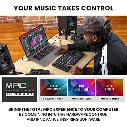 Controlador Midi Akai Professional Mpc Studio Beat Maker Con