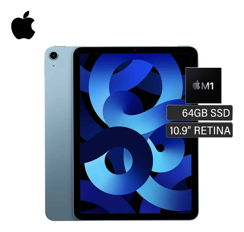 iPad Air M1 5ta Generación 10.9 64gb Azul 8gb Ram Apple Pro