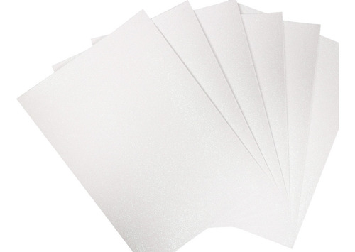 Imagen 1 de 5 de Goma Eva A4 Autoadhesiva Gibre Blanca X 10 Unidades