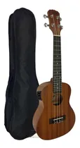 Comprar Ukulele Concert Eletrico Sapele Malibu 23 Capa Corda Aquila