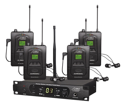 Sistema De Monitor De Audio In-ear Audio2000's Awm6306u