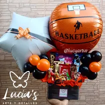 Comprar Arreglo De Globos Chucherías Dulces Basket