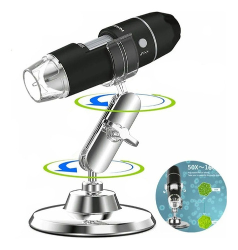 Microscopio Digital Usb 3 En 1 Con Zoom Óptico De 1600x