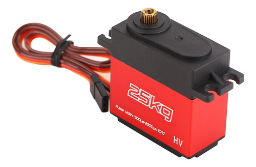 Servo Digital Impermeável De 25 Kg, Baixo Ruído, Alta Torção
