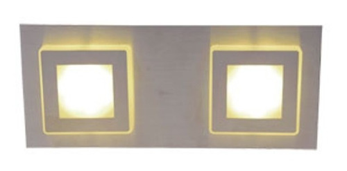 Imagen 1 de 9 de Aplique Pared Interior 2 Luces Led Benny Candil 8,4w 220v
