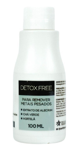 Shampoo Detox Free 500ml - Alecrim, Chá Verde E Hortelã