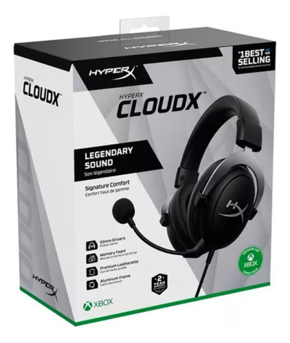 Headset Gamer Hyperx Cloudx Para Xbox Series X|s Xbox One