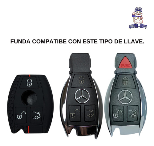 Funda Llave For Mercedes Benz Clase G M S L R Slk Glc A C E