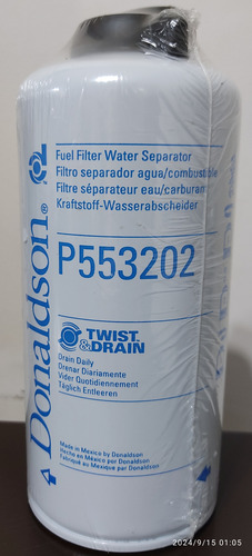 Filtro De Combustible, Codigo: P553202, Marca: Donaldson.
