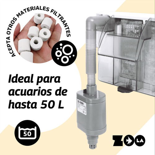 Filtro De Cascada Para Peceras Acuarios Hasta 35 Lts