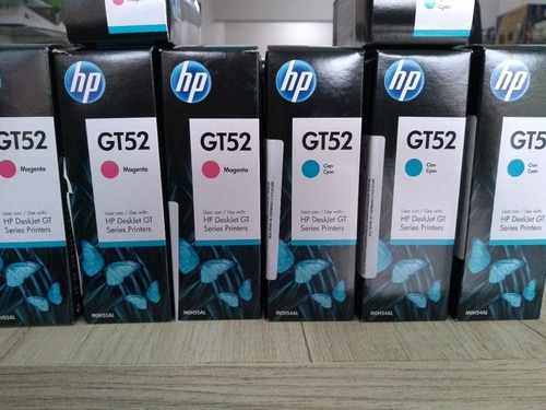 Refil De Tinta Original Hp Gt52 M0h55al - Deskjet Gt 5822