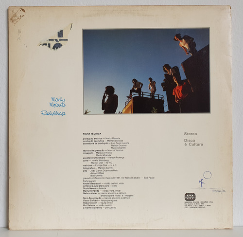Lp Marlui Miranda Revivência 1983 Com Encarte (Usado)