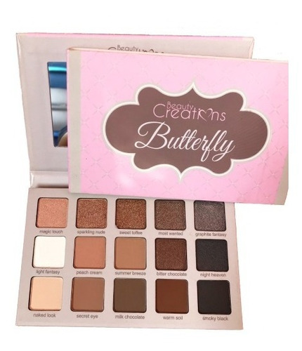 Paleta De Sombras, Beauty Creations, Butterfly