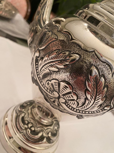 Conjunto De Bules Ingleses Em Prata Para Café E Chá (Usado)