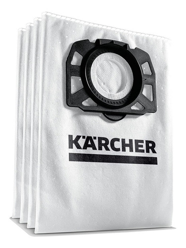 Kit Bolsas Fieltro 4 Unidades Wd4 - Wd5 - Wd6, Karcher 