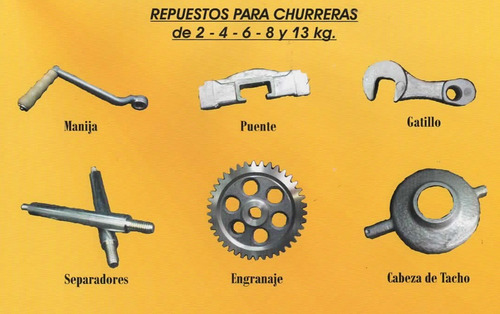Cabeza Tacho Repuesto Orig Embutidora/churrera 2 Kgs Arean