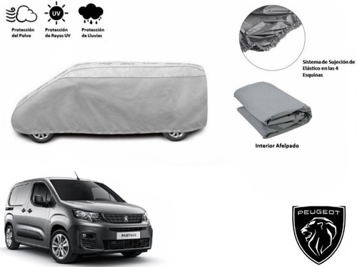  Funda Cubreauto Afelpada Premium Peugeot Partner 2024