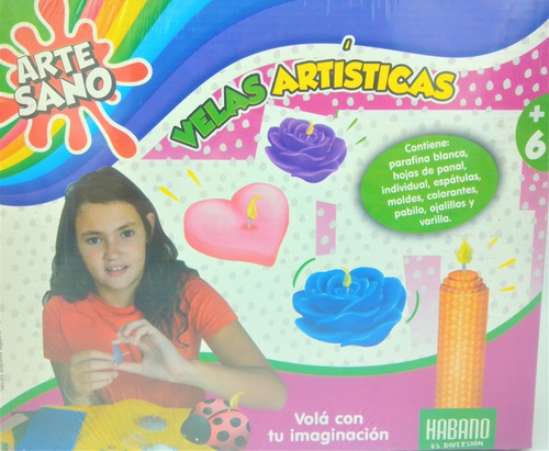 Set Velas Artisticas Juego De Arte Crear Artesano Habano Ful