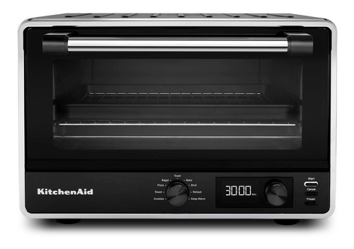 Horno de mesa eléctrico KitchenAid KCO211 21L black matte 120V