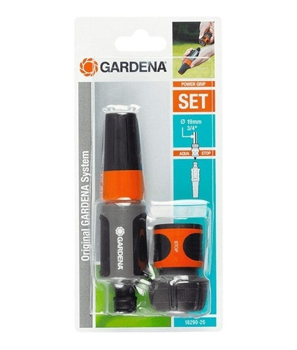 Kit Riego 3/4 Jardin Acople Lanza Gardena