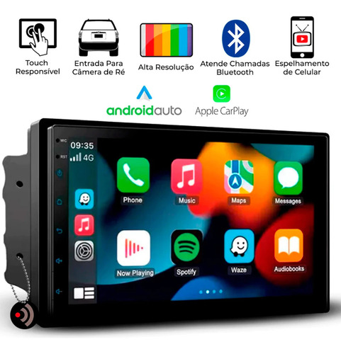 Multimidia Android Jeep Renegade 2015 A 2022 Preto